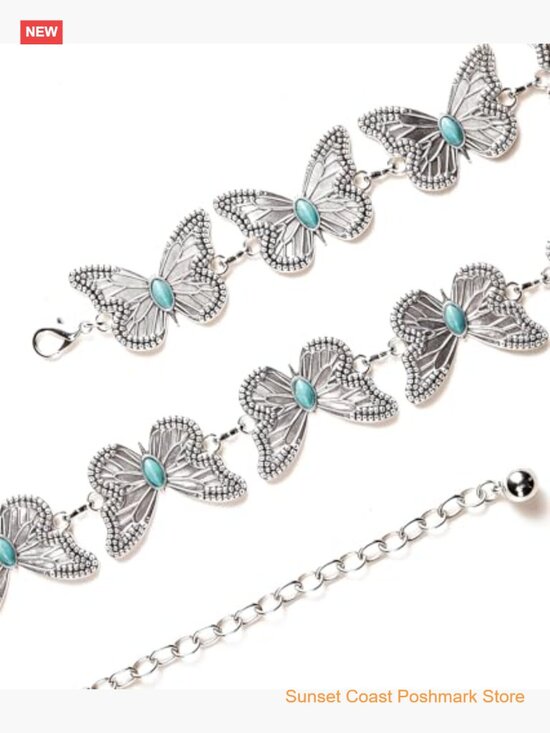 Women\'s Western Concho Belt Adjustable Metal Cowgirl Waist Chain for Dresses main image 5
